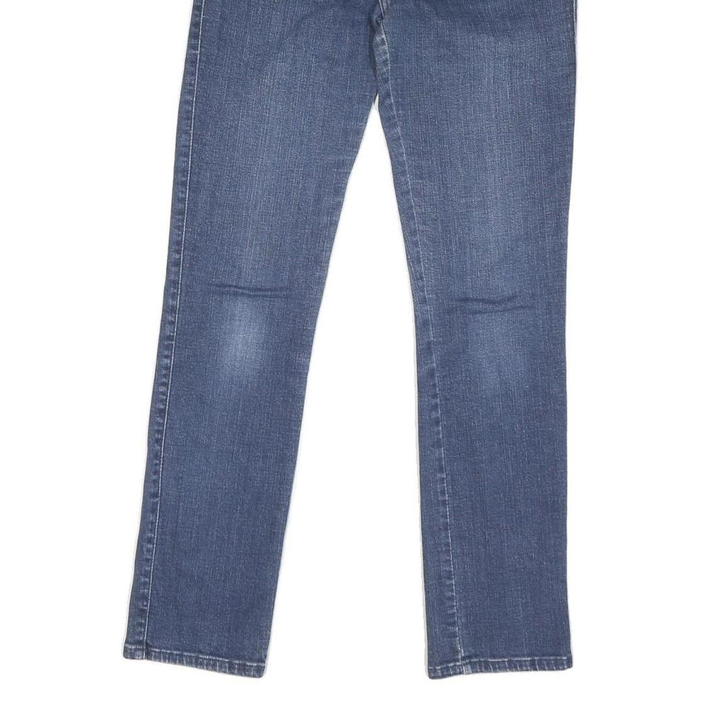 LEVI'S Womens Regular Blue Denim Straight Fit Jeans W28 L29 Classic Zip