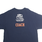 GILDEN Mens Navy Blue Tigers Baseball Graphic T-Shirt 2XL Short Sleeve Crew Neck