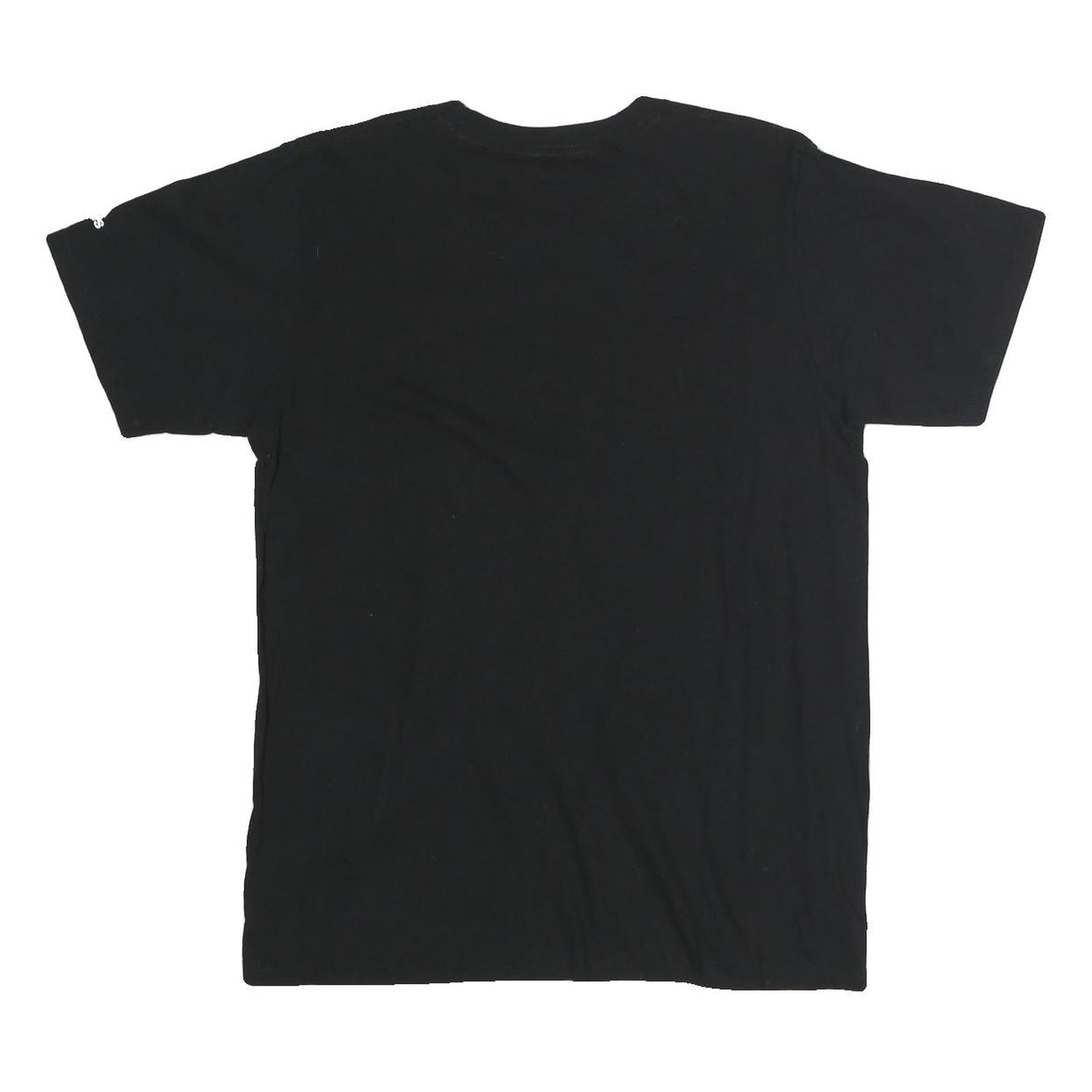 ADIDAS Mens Black Cali Rebels Basketball Graphic T-Shirt L Short Sleeve Crew