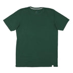 RUSSELL ATHLETIC Mens Green Cotton Blend T-Shirt M Short Sleeve Crew Neck Plain