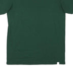 RUSSELL ATHLETIC Mens Green Cotton Blend T-Shirt M Short Sleeve Crew Neck Plain
