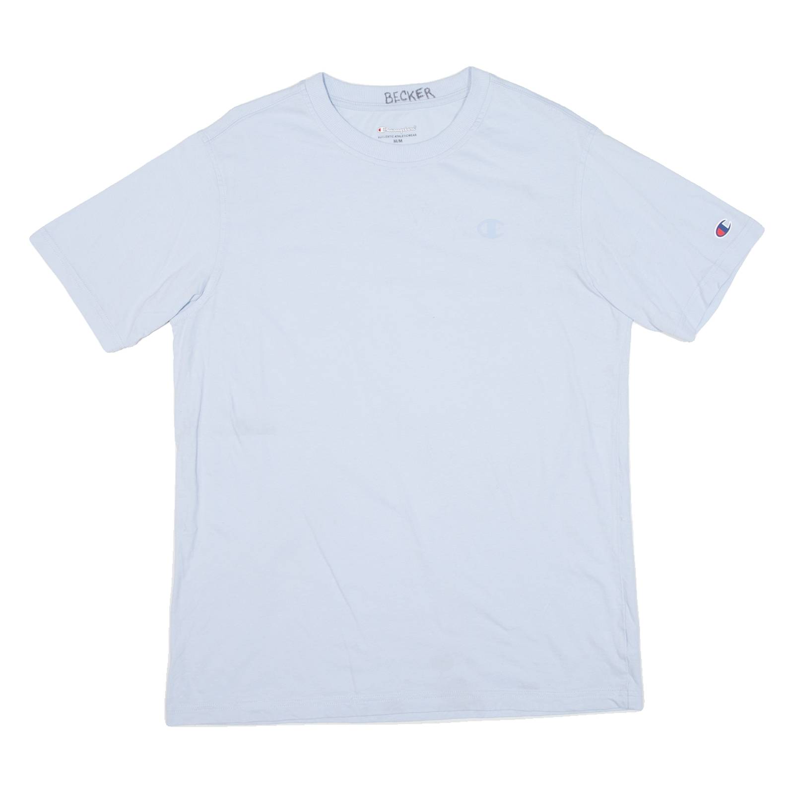 CHAMPION Mens T-Shirt Blue M