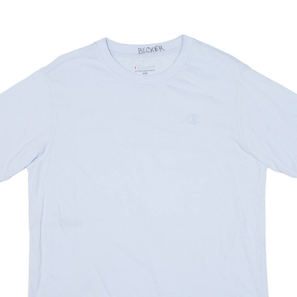 CHAMPION Mens T-Shirt Blue M