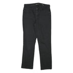 LEVI'S Womens Regular Black Denim Jeans W28 L25 Zip Closure Classic Fit