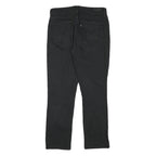 LEVI'S Womens Regular Black Denim Jeans W28 L25 Zip Closure Classic Fit