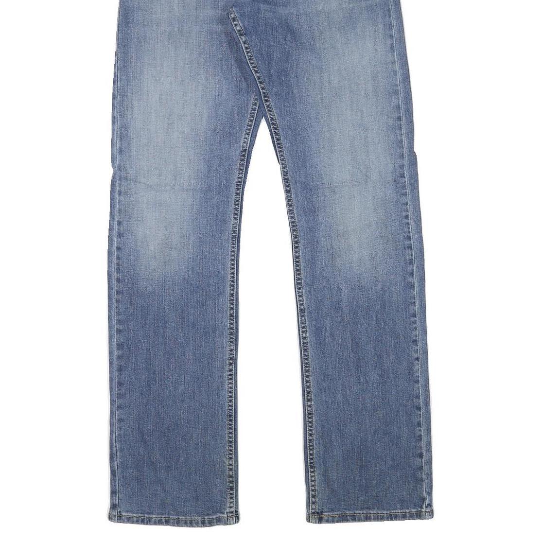 LEVI'S Mens Slim Blue Denim Medium Wash Jeans W31 L33 Classic Cotton Blend Zip