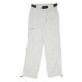 SCHOFFEL Mens Regular Fit Light Grey Polyester Blend Zip Trousers W30 L32