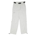 SCHOFFEL Mens Regular Fit Light Grey Polyester Blend Zip Trousers W30 L32