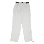 SCHOFFEL Mens Regular Fit Light Grey Polyester Blend Zip Trousers W30 L32