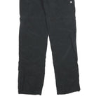 COLUMBIA Womens Black Regular Fit Straight Leg Trousers W30 L32 Outdoor Zip