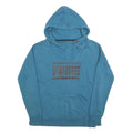 PUMA Womens Blue Hoodie UK 12 Cotton Blend Pullover Casual Sweatshirt