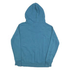 PUMA Womens Blue Hoodie UK 12 Cotton Blend Pullover Casual Sweatshirt