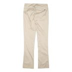 MISS SIXTY Womens Slim Cream Trousers W28 L33 Zip Closure Polyester Blend