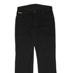 MAVERICK Mens Black Regular Straight Denim Cotton Blend Zip W32 L32 Classic