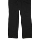 MAVERICK Mens Black Regular Straight Denim Cotton Blend Zip W32 L32 Classic