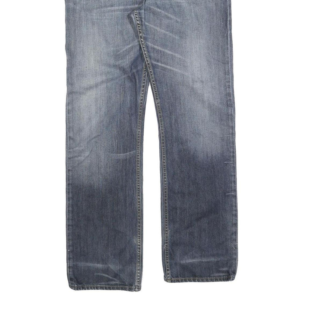 LEVI'S 506 Mens Regular Jeans Blue Denim W36 L34 Classic Cotton Zip