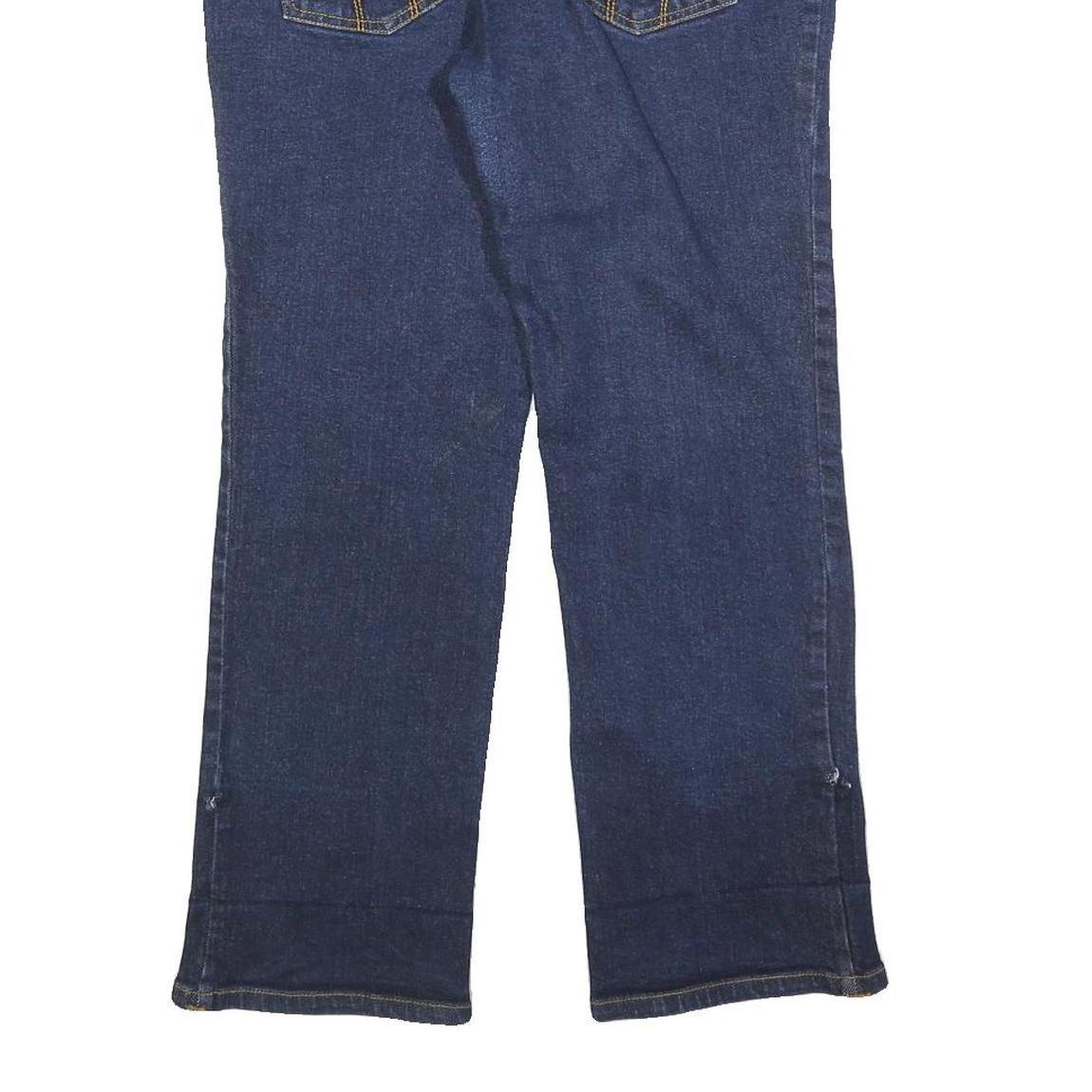 DICKIES Womens Regular Fit Denim Blue Jeans W32 L27 Zip Closure Classic Comfort