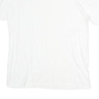 CALVIN KLEIN Mens White Classic T-Shirt L Short Sleeve Crew Neck Plain Cotton