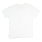 CALVIN KLEIN Mens White Classic T-Shirt L Short Sleeve Crew Neck Plain Cotton