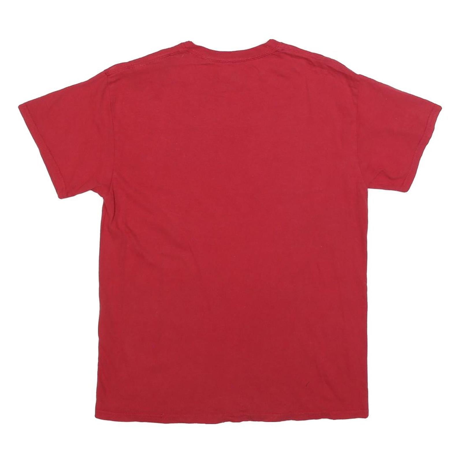 NFL Mens Red San Francisco 49ers Graphic T-Shirt M Short Sleeve Crew Neck