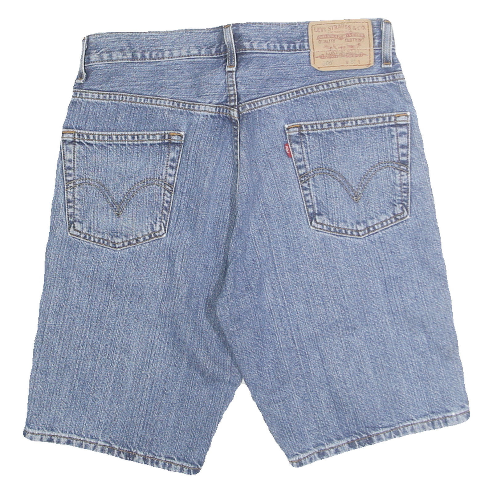 LEVI'S Mens Denim Blue Casual Shorts M W31 Classic Fit Cotton Blend