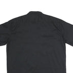 DICKIES Mens Black L Workwear Short Sleeve Shirt Cotton Polyester Blend