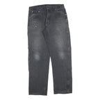 DICKIES Mens Regular Fit Black Denim Jeans W34 L32 Durable Workwear