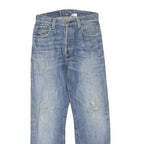 LEVI'S 501 Mens Jeans Blue Regular Straight Denim Medium W30 L27 Classic Fit Zip