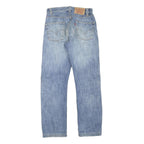 LEVI'S 501 Mens Jeans Blue Regular Straight Denim Medium W30 L27 Classic Fit Zip