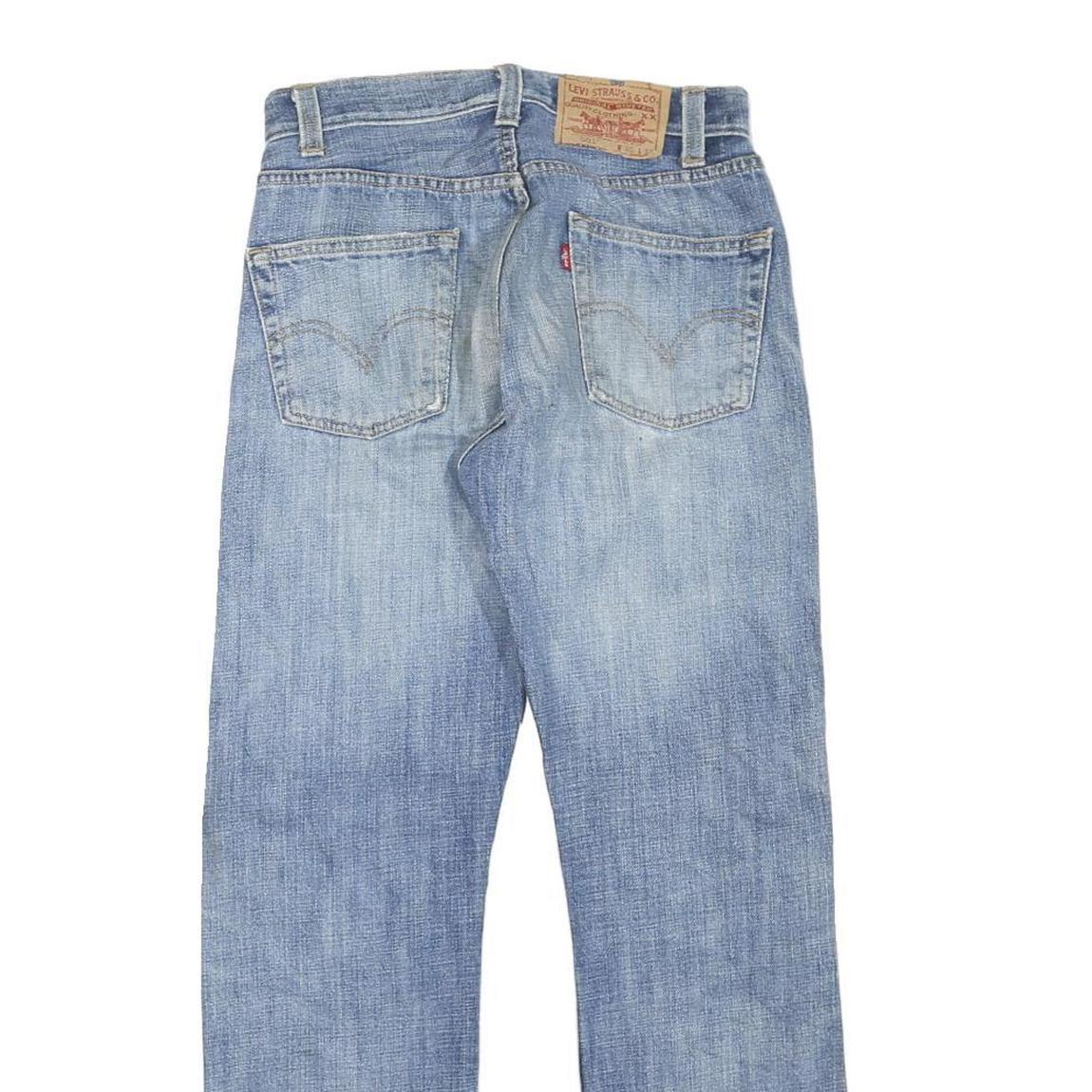 LEVI'S 501 Mens Jeans Blue Regular Straight Denim Medium W30 L27 Classic Fit Zip