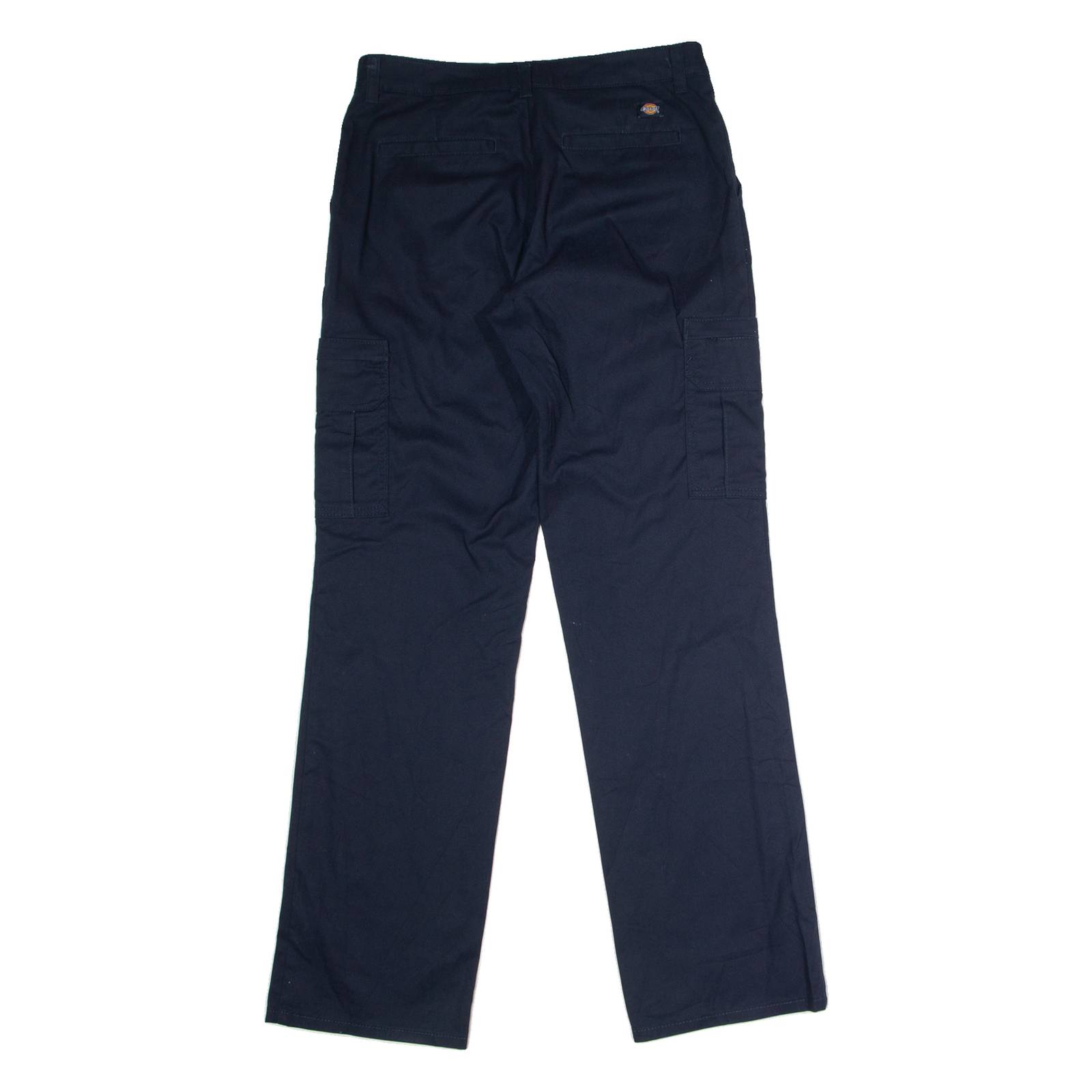 DICKIES Workwear Cargo Womens Trousers Blue Regular Straight W32 L32
