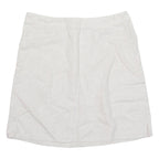 FRENCH CONNECTION Womens A-Line Skirt Beige Short Linen UK 10