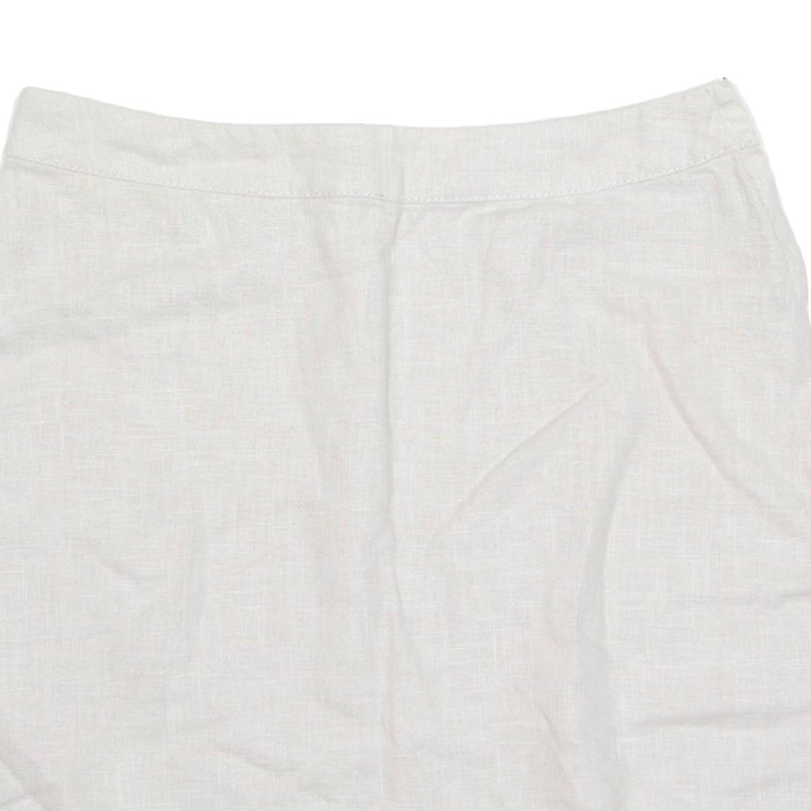 FRENCH CONNECTION Womens A-Line Skirt Beige Short Linen UK 10