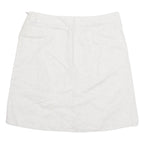FRENCH CONNECTION Womens A-Line Skirt Beige Short Linen UK 10