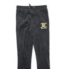JUICY COUTURE Womens Joggers Black Slim Flared M W28 L30 Logo Print