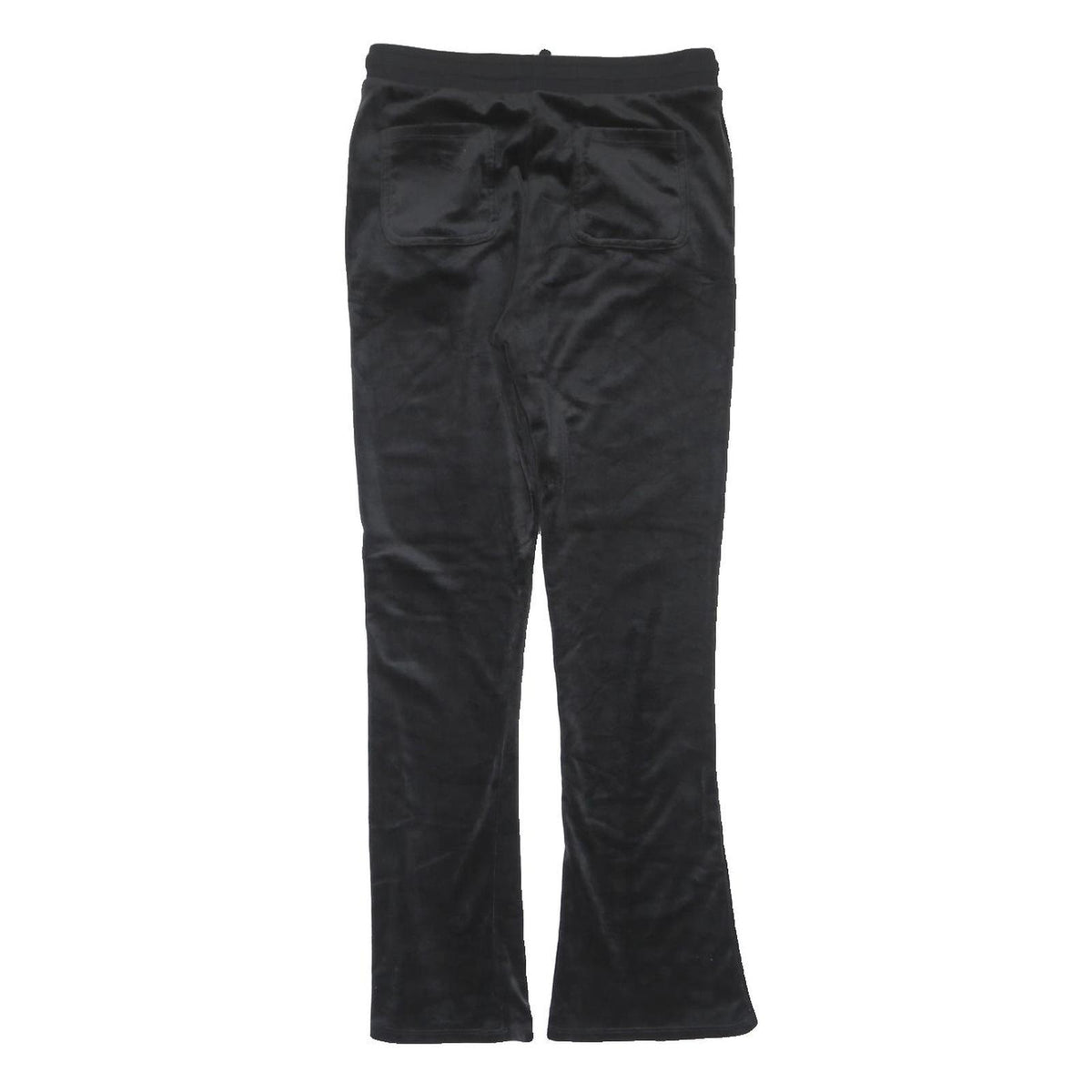 JUICY COUTURE Womens Joggers Black Slim Flared M W28 L30 Logo Print