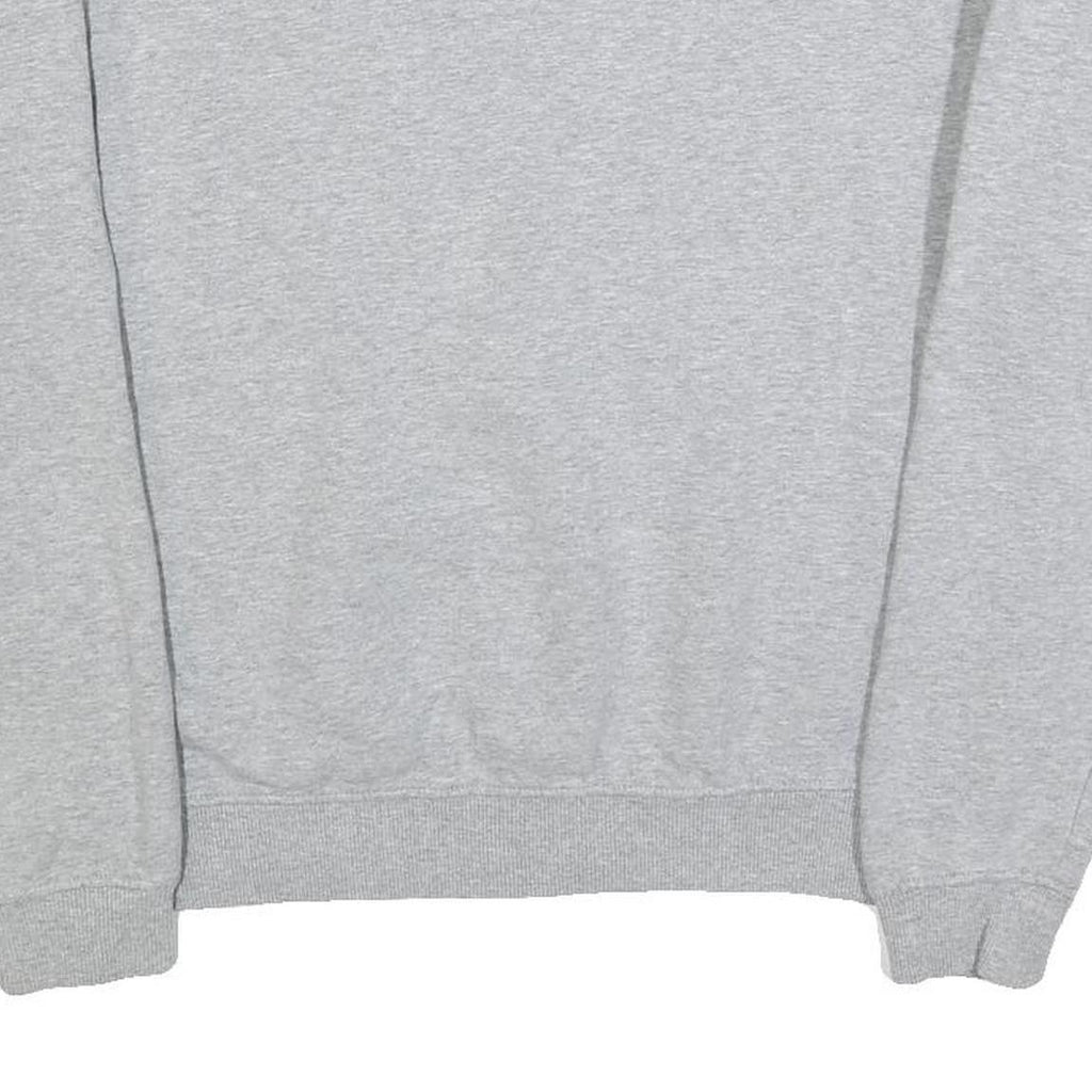 FILA Mens Grey Cotton Blend Crew Neck Sweatshirt M Classic Logo Pullover