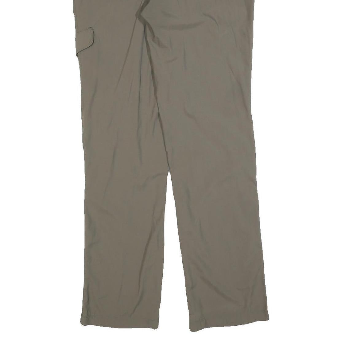 LAFUMA Womens Regular Beige Polyester Blend Trousers W30 L32 Zip Outdoor Casual