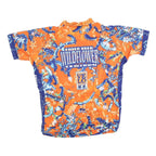 VOLER Mens Orange & Blue Wildflower Century Cycling T-Shirt 3XL Short Sleeve