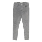 LEVI'S 720 High Rise Super Skinny Womens Jeans Grey Slim Skinny Denim Medium W31