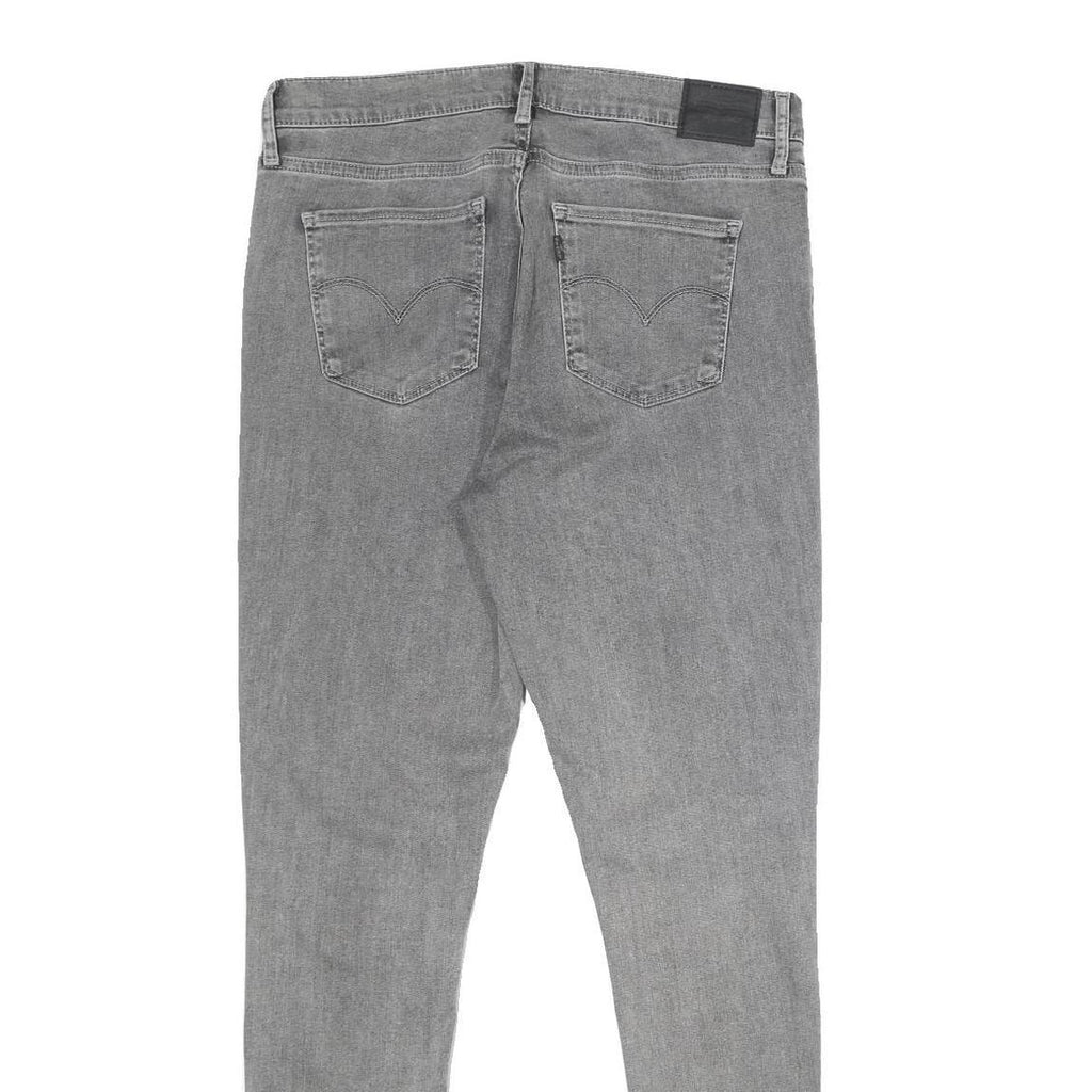 LEVI'S 720 High Rise Super Skinny Womens Jeans Grey Slim Skinny Denim Medium W31