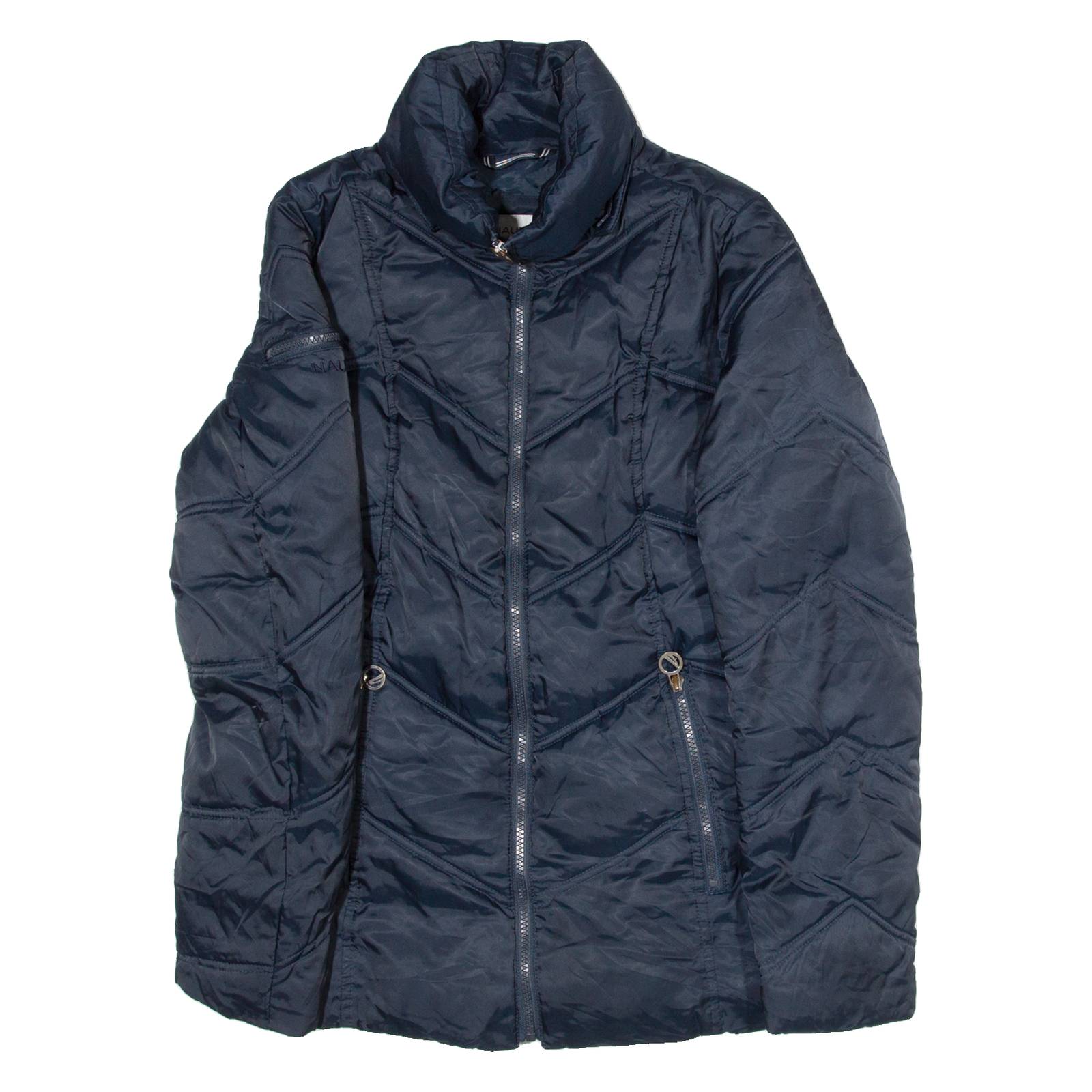 NAUTICA Womens Puffer Jacket Blue 90s XS