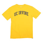 ALTA Mens Yellow UC Irvine Graphic T-Shirt M Short Sleeve Crew Neck
