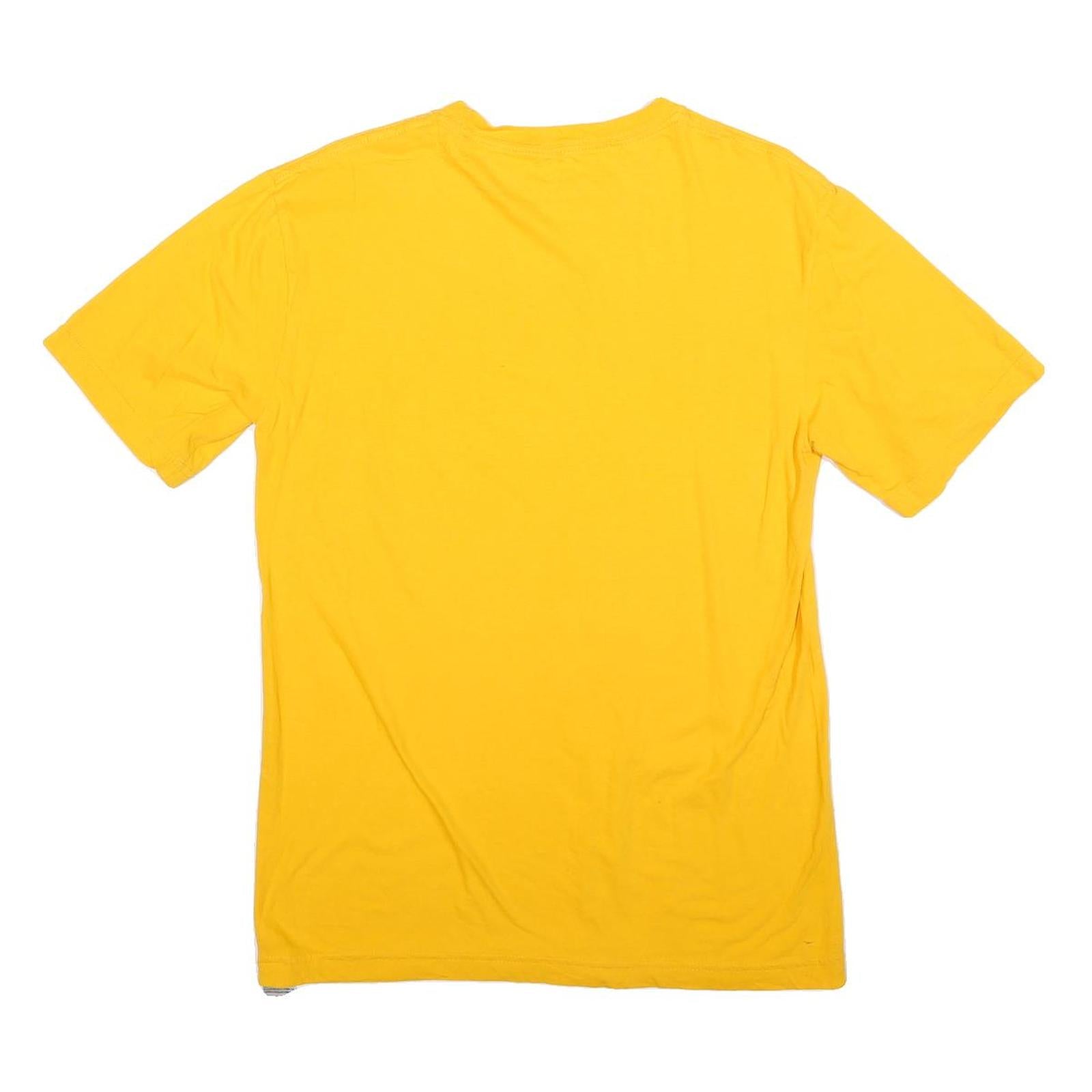 ALTA Mens Yellow UC Irvine Graphic T-Shirt M Short Sleeve Crew Neck