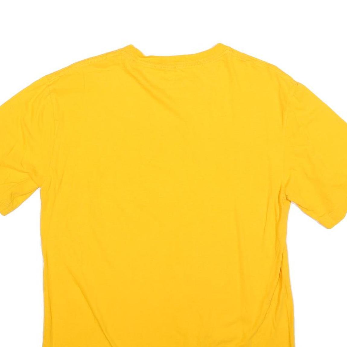 ALTA Mens Yellow UC Irvine Graphic T-Shirt M Short Sleeve Crew Neck