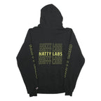 CHAMPION Mens Black Natty Labs Cotton Blend Pullover Hoodie L Hooded Sweatshirt