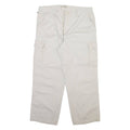 RALPH LAUREN POLO JEANS COMPANY Cargo Womens Trousers Beige Straight W34 L26
