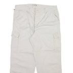 RALPH LAUREN POLO JEANS COMPANY Cargo Womens Trousers Beige Straight W34 L26