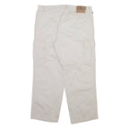 RALPH LAUREN POLO JEANS COMPANY Cargo Womens Trousers Beige Straight W34 L26