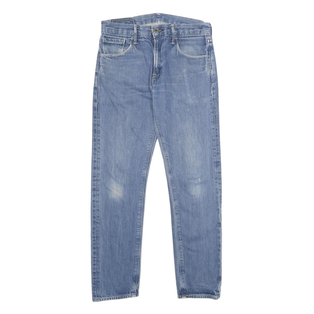 LEVI'S 505 Mens Jeans Blue Regular Straight Denim Medium W30 L32 Classic Zip